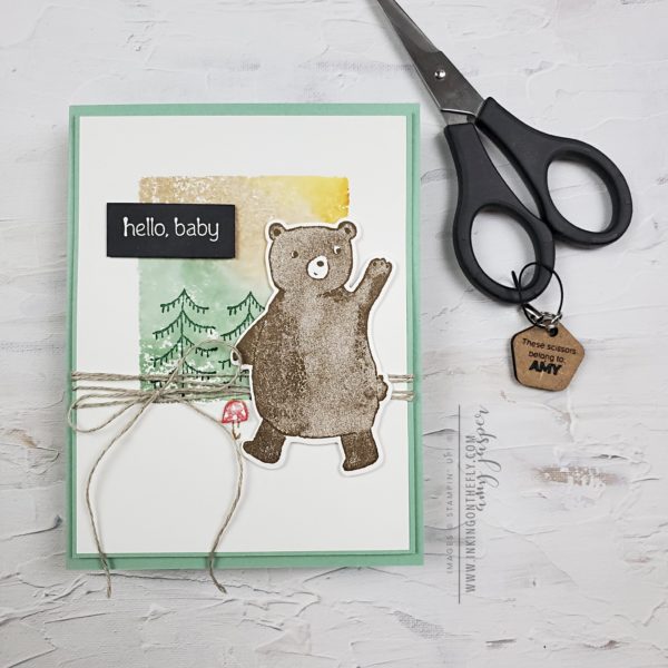 Forest Friends Baby card